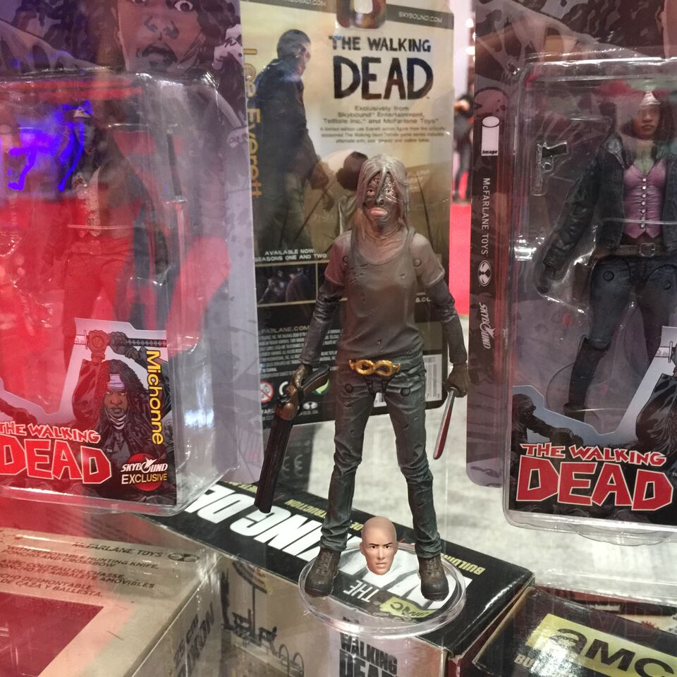 the walking dead custom action figures