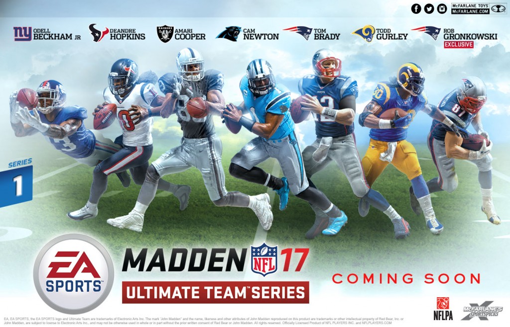 EA Sports Madden NFL 17 Ultimate Team Series 1 Figures Coming Soon!