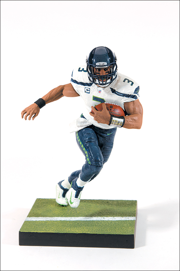 Custom McFarlane of Denver Broncos QB Russell Wilson Color Rush