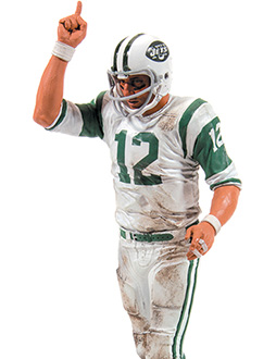 : Joe Namath (New York Jets) Super Bowl III CLARKtoys Exclusive  Bobblehead #/360 : FOCO: Sports & Outdoors