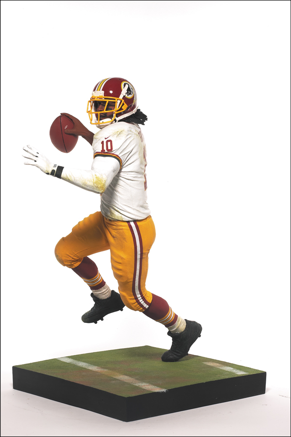 McFarlane Toys NFL Washington Redskins Sports Picks Football Series 32  Robert Griffin III Action Figure White Jersey Autographed - ToyWiz