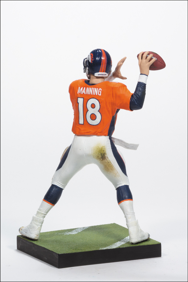 Peyton Manning Wooden Sports Collectible Denver Broncos Figure 