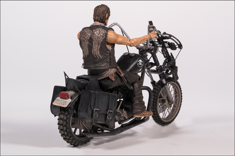 Daryl Dixon with Chopper Bike Motorrad The Walking Dead Action Figur McFarlane 