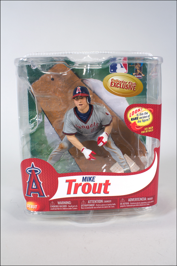  Super7 MLB Supersports: Los Angeles Angels Mike Trout Reaction  Figure, Multicolor : Sports & Outdoors