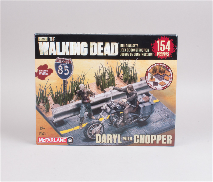 McFarlane Walking Dead DARYL DIXON with CHOPPER Building Set 154 pc Construction