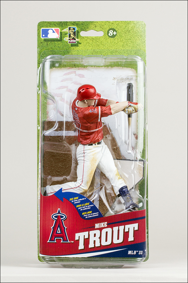 MIKE TROUT Los Angeles LA Angels White PLAY MAKERS McFarlane Action Figure 2012 