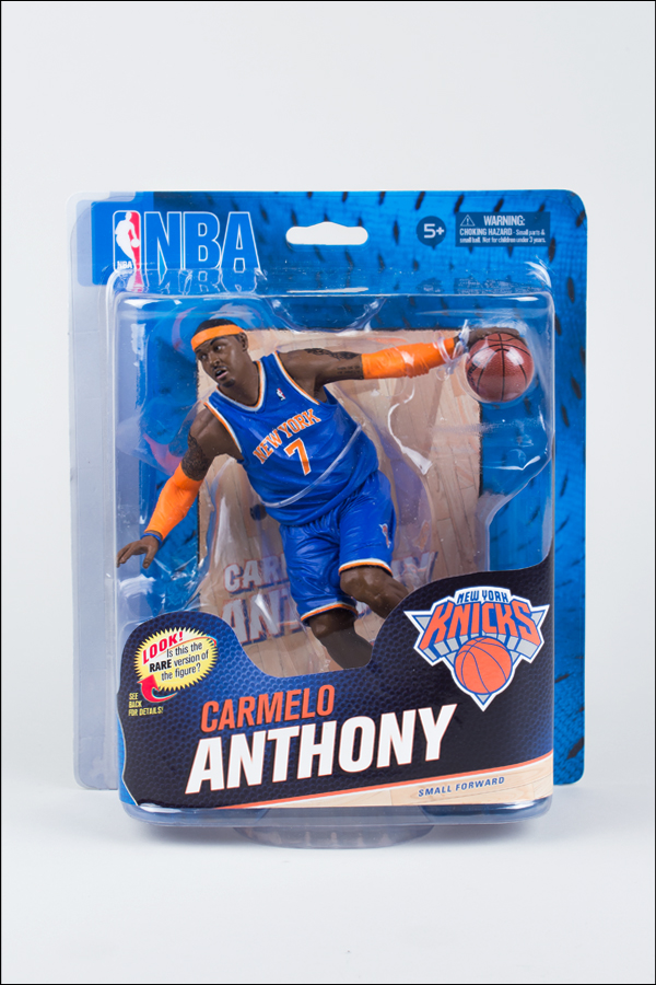 Mcfarlane NBA 20 Carmelo Anthony Knicks green exclusive figure