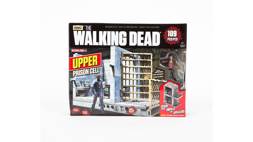 McFarlane Toys Construction Sets The Walking Dead TV Upper Prison Cell Set New 