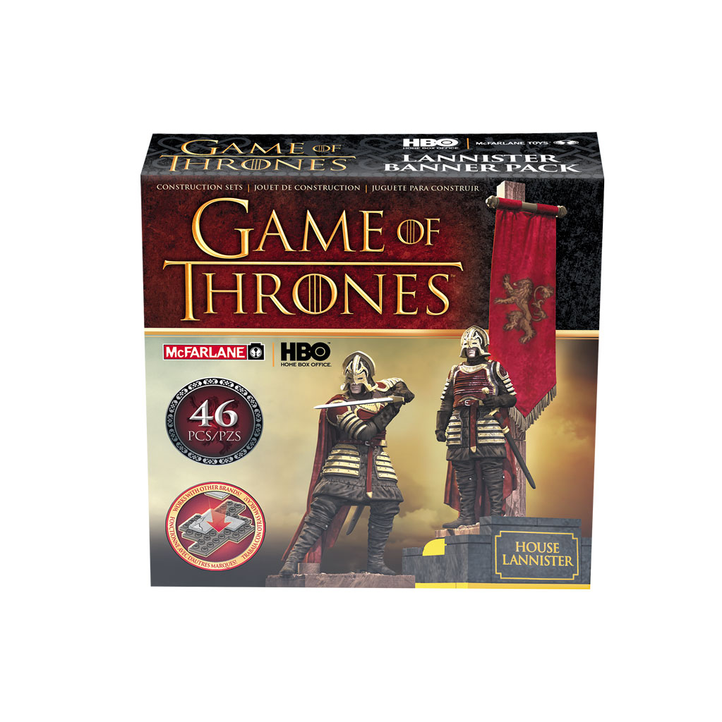 Lannister Game of Thrones Banner Pack Construction Set 