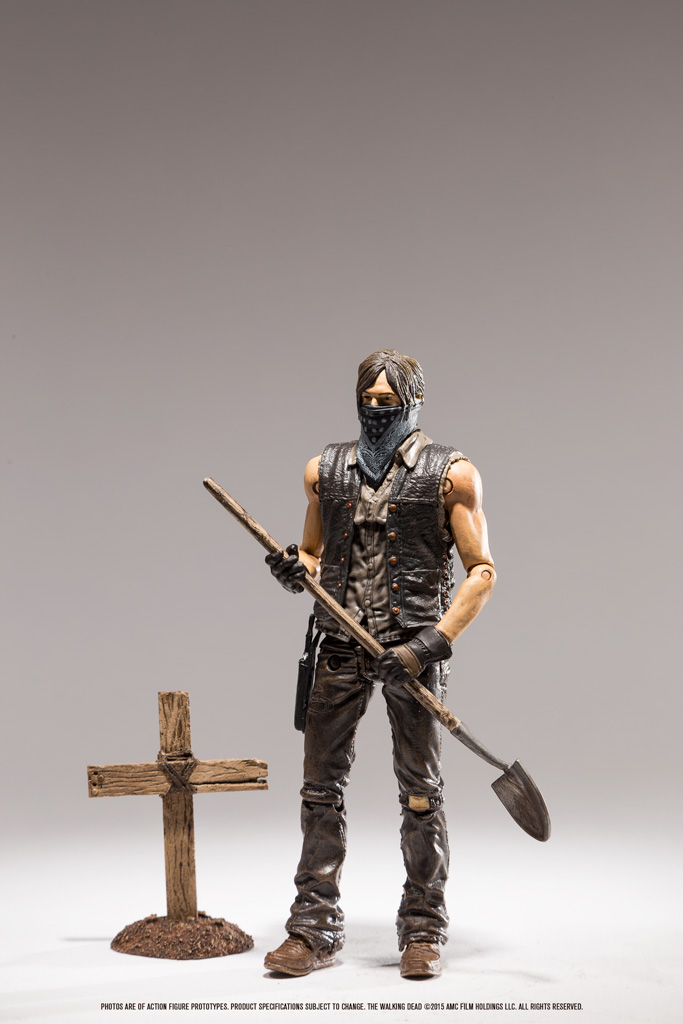 The Walking Dead TV Series 9 Grave Digger Daryl Dixon Dirt Version Action Figure by Walking Dead
