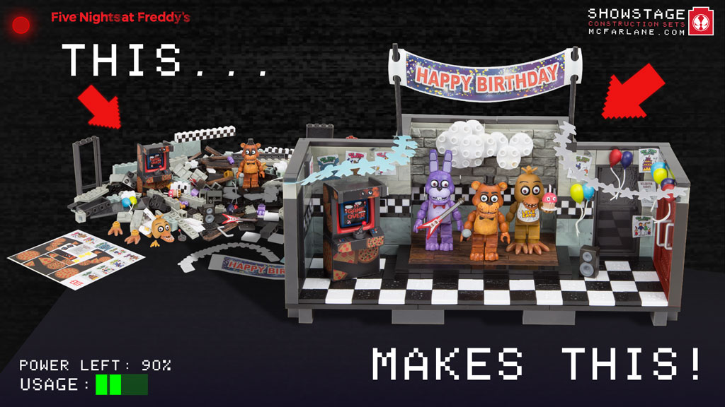 Kit Placas / Five Nights At Freddy's