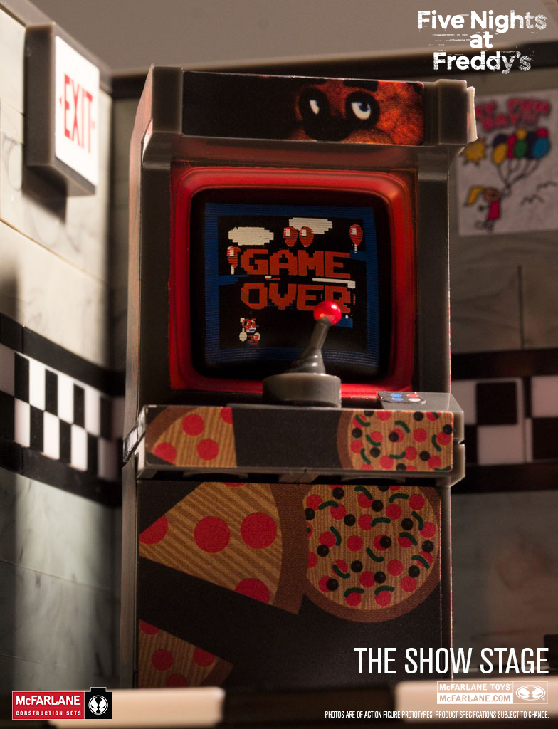 Five Nights at Freddy's EXCLUSIVE WEST HALL CONSTRUCTION SET FNAF