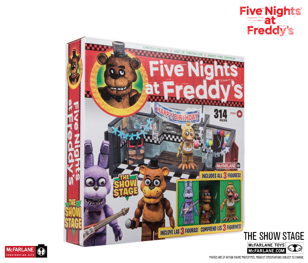 ID25018-3 for sale online McFarlane Toys Five Nights at Freddys The Toy Stage Construction Set 
