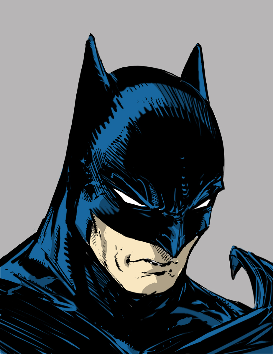 Drawing Batman… LIVE!