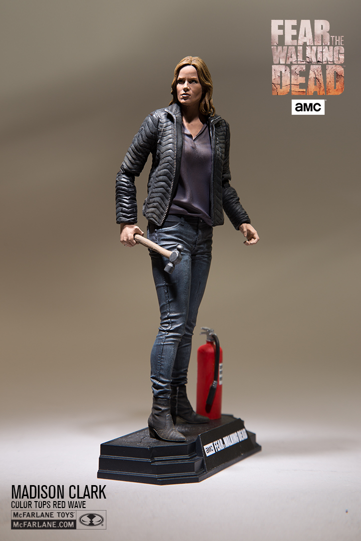 NEU/OVP Fear The Walking Dead Color Tops Action Figure Madison Clark 18 cm