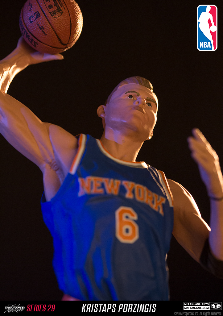 McFarlane Series 29, Kristaps Porzingis, New York Knicks, NBA Figure