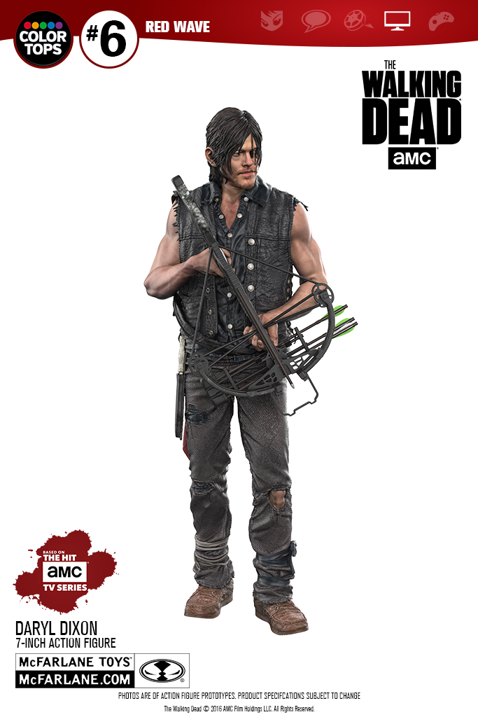The Walking Dead TV Season 7 "Daryl Dixon"  Action Figures Negan Collectible Box 