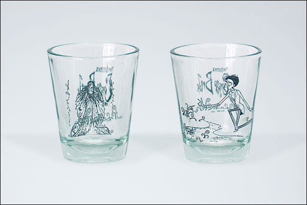 Shot Glass 2-Pack: Corpse Bride & Victor
