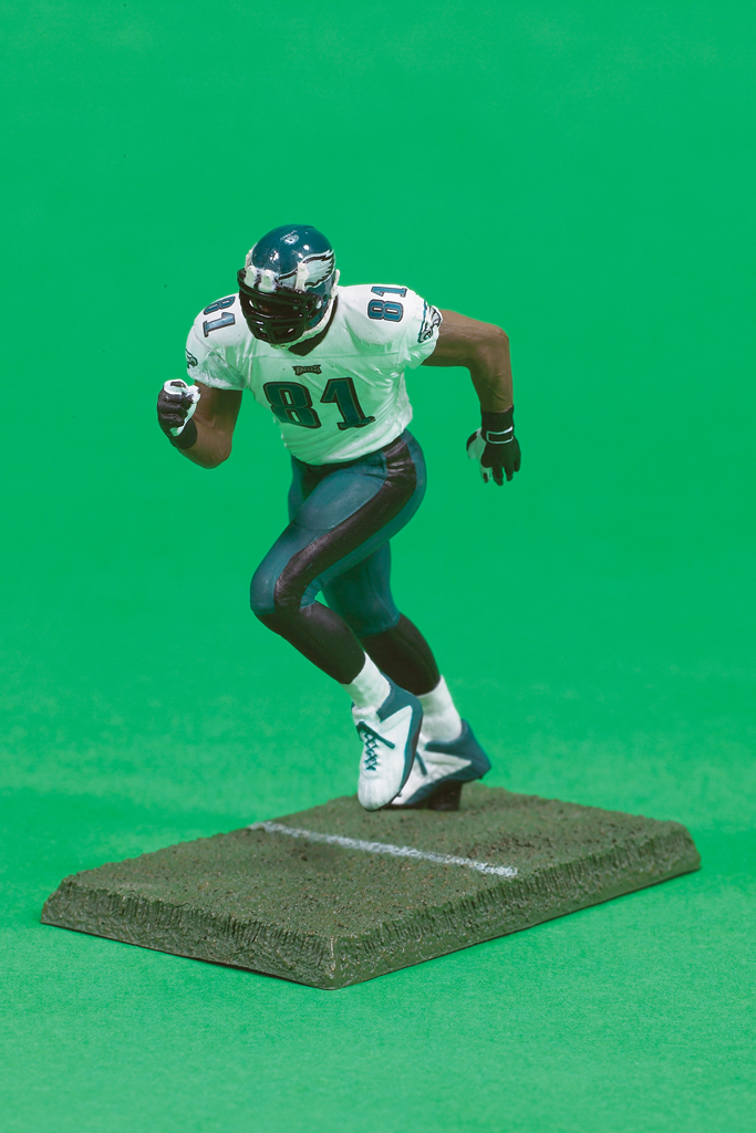 Mcfarlane NFL figure Terrell Owens with the dallas jersey in bench