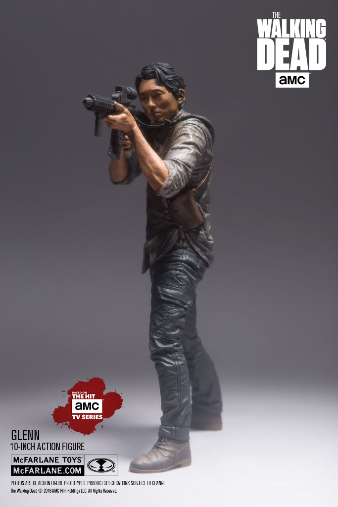 Official The Walking Dead 10" Glenn Rhee Deluxe Figure McFarlane Toys 