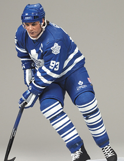 Johnny Bower Blue jersey Toronto Maple Leafs NHL Legends 6 by McFarlan