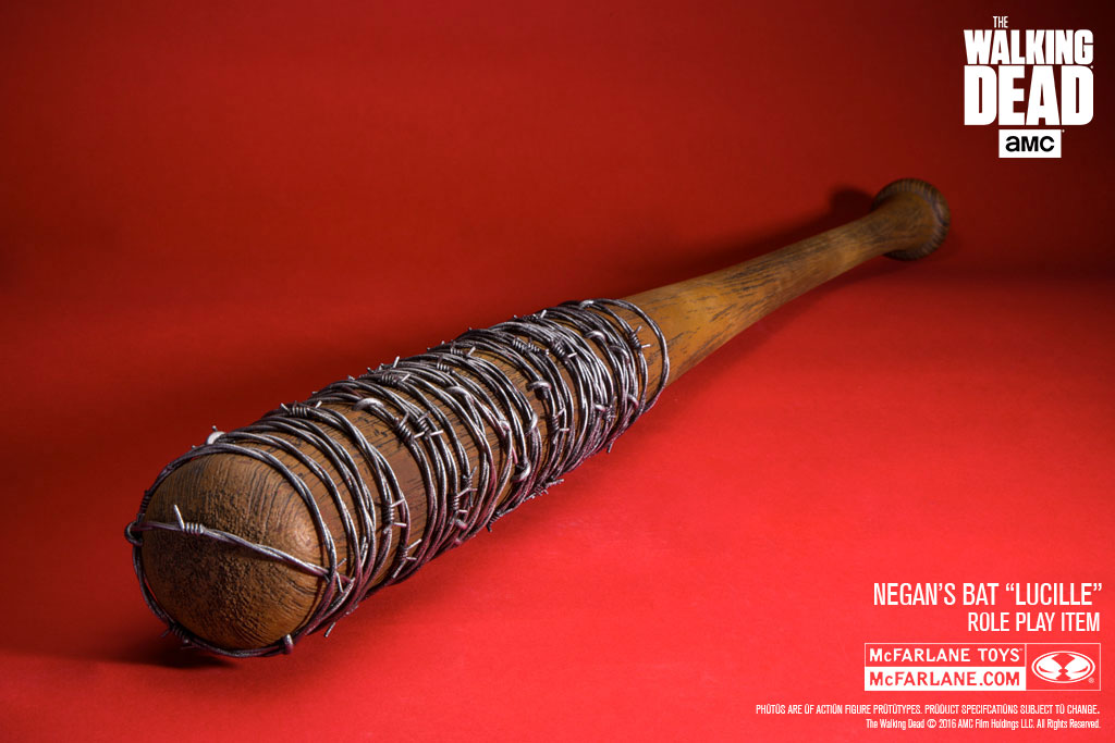 The Walking Dead Lucille Real Steel Barb Wire/Prop/Collectible Negan's Bat 