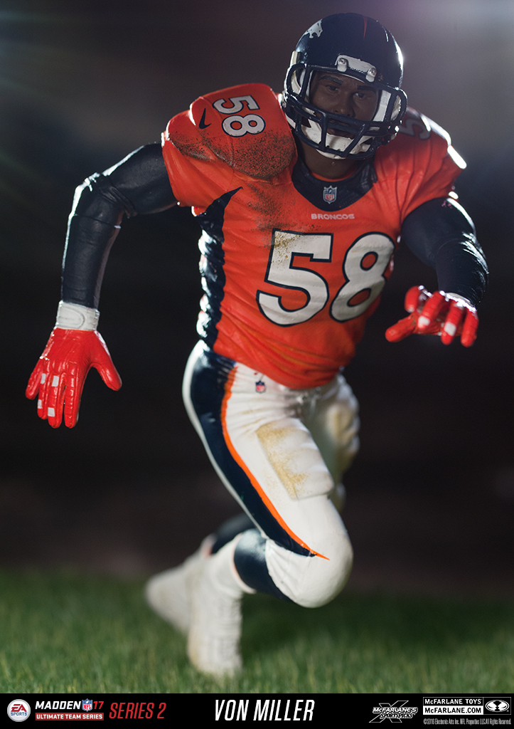 : Forever Collectibles Von Miller Denver Broncos Fantasy