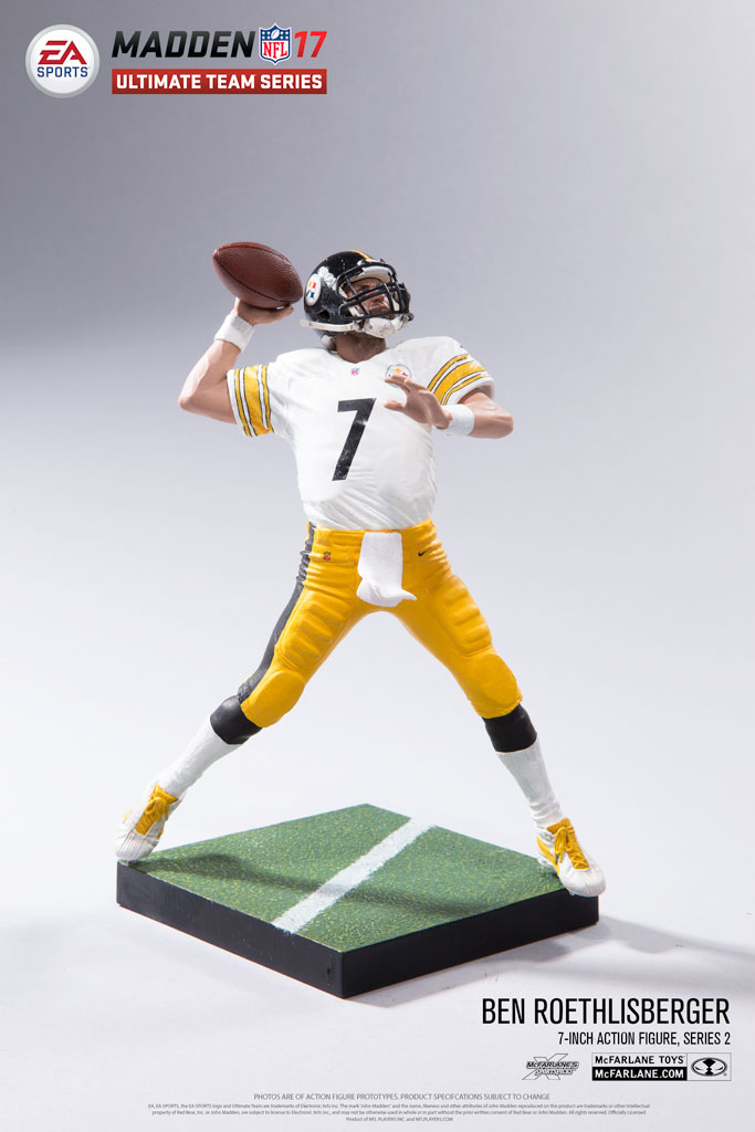 Details about   Ben Roethlisberger Pittsburgh Steelers 2005 McFarlane Toys Football Figure MIP D 