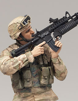 McFarlane Military Redeployed Series 2 Marine Saw Gunner Action Figure for sale online 