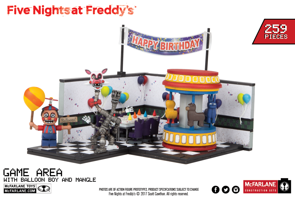 Five Nights at Freddy's Game Area Construction Set McFarlane Toys 12696 99 for sale online