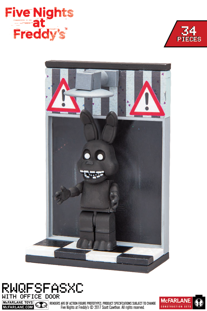 Five Nights At Freddy S Fnaf Office Door Mcfarlane Toys Video Clip | My ...