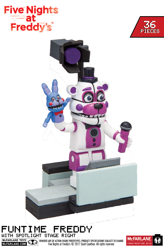 Fnaf наборы. Конструктор Фредди фантайм. MCFARLANE Toys конструктор ФНАФ фантайм Фредди.