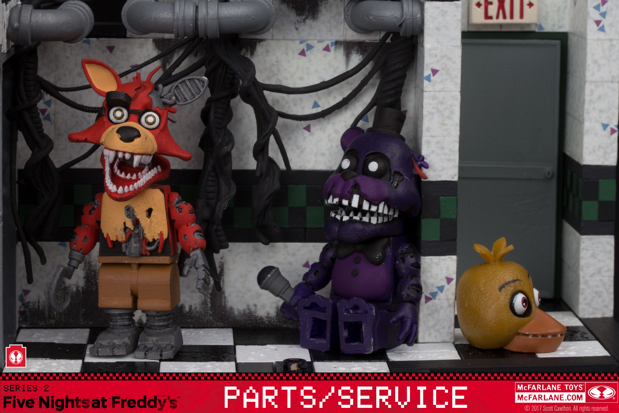 Mcfarlane Toys Five Nights at Freddy's Parts and Service Medium Construction Set 