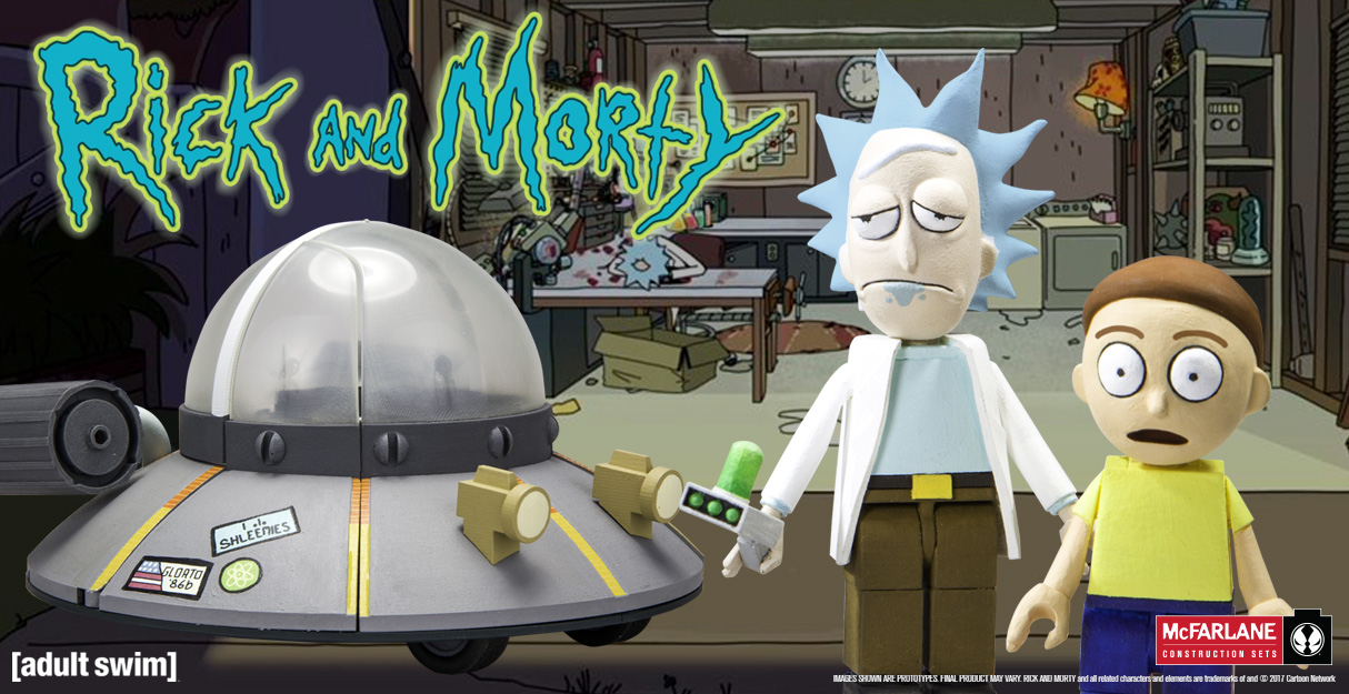 rick and morty construction sets 2018