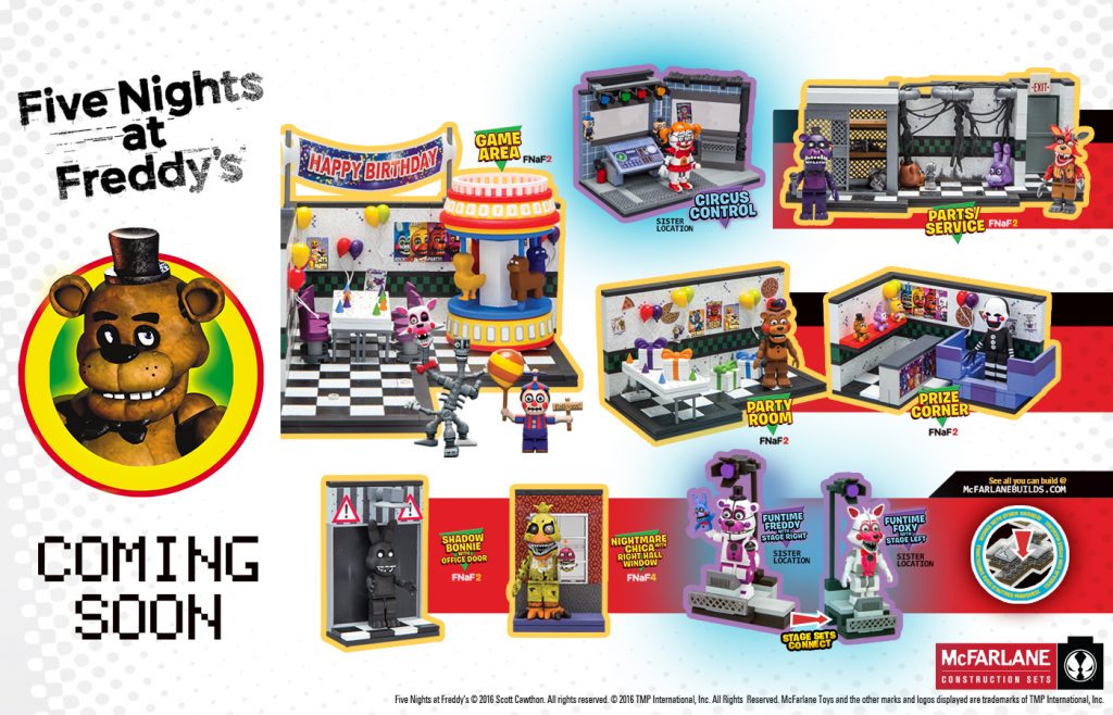 fnaf 2 mcfarlane sets