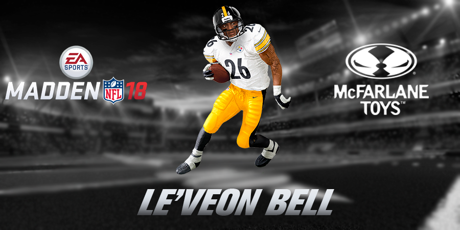 Pittsburgh Steelers NFL Madden 18 Ultimate Team Series 2 Figure: Le'Veon Bell