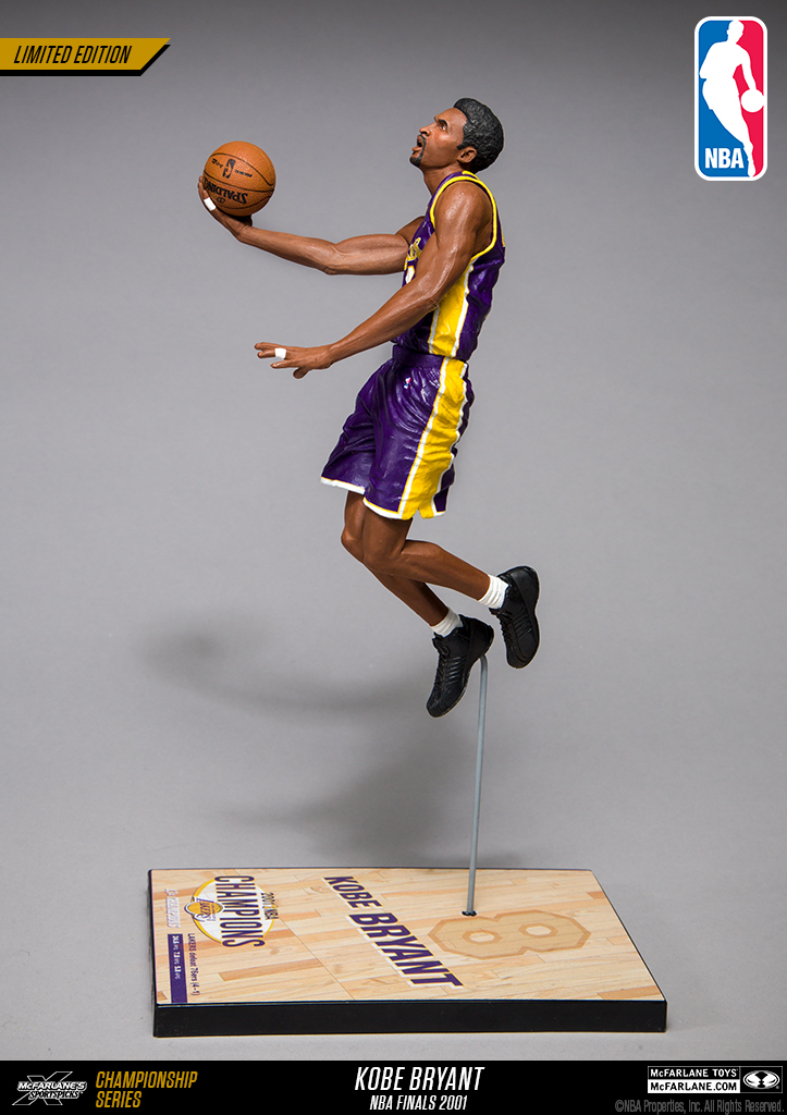 McFarlane Toys NBA Finals 2001 Champions LA Lakers: Kobe Bryant 
