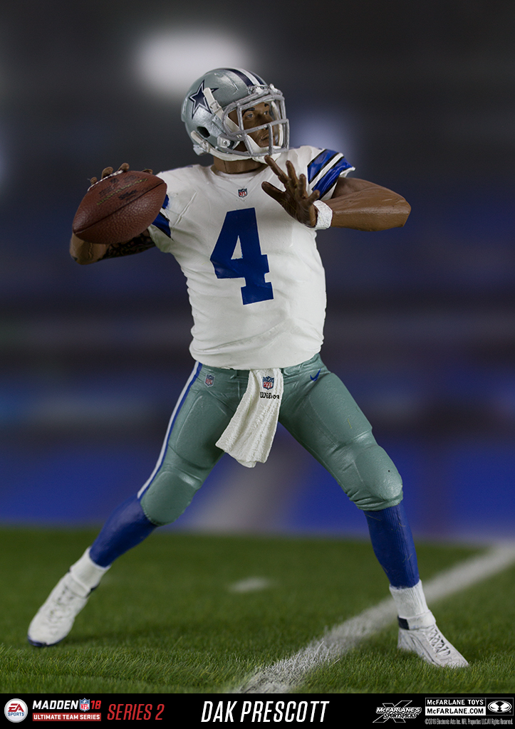 NFL Madden 19 Series 1 Dak Prescott Action Figure, Not Mint