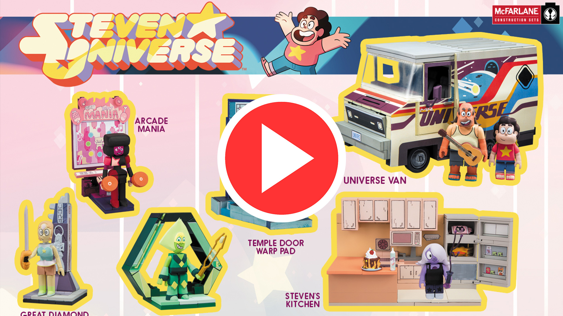 Temple Door Warp Pad McFarlane Toys M54 for sale online Steven Universe 