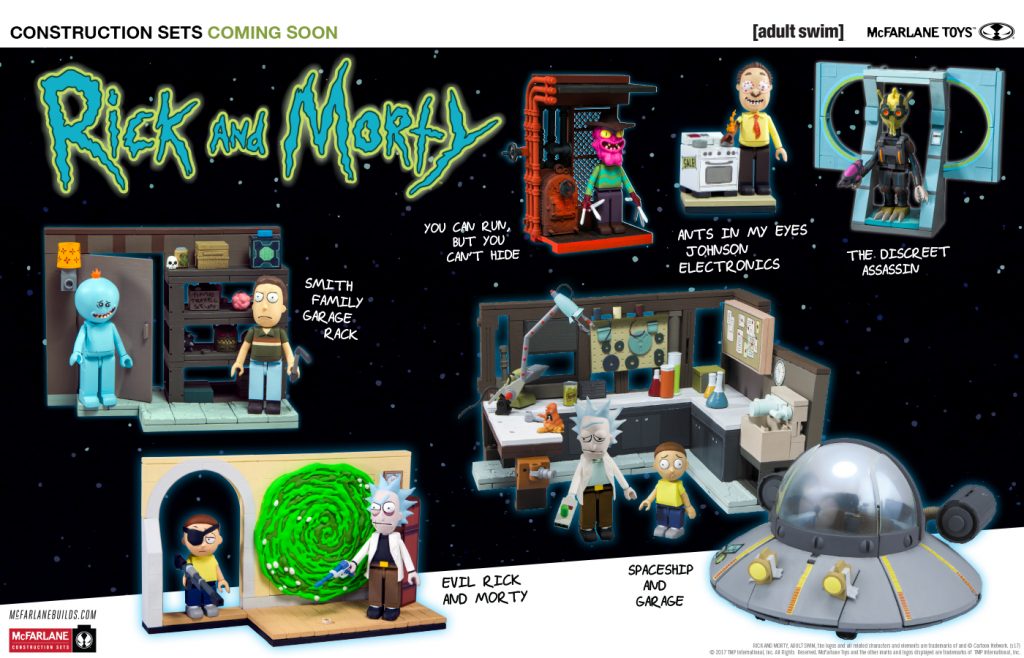 Rick and cheap morty garage set