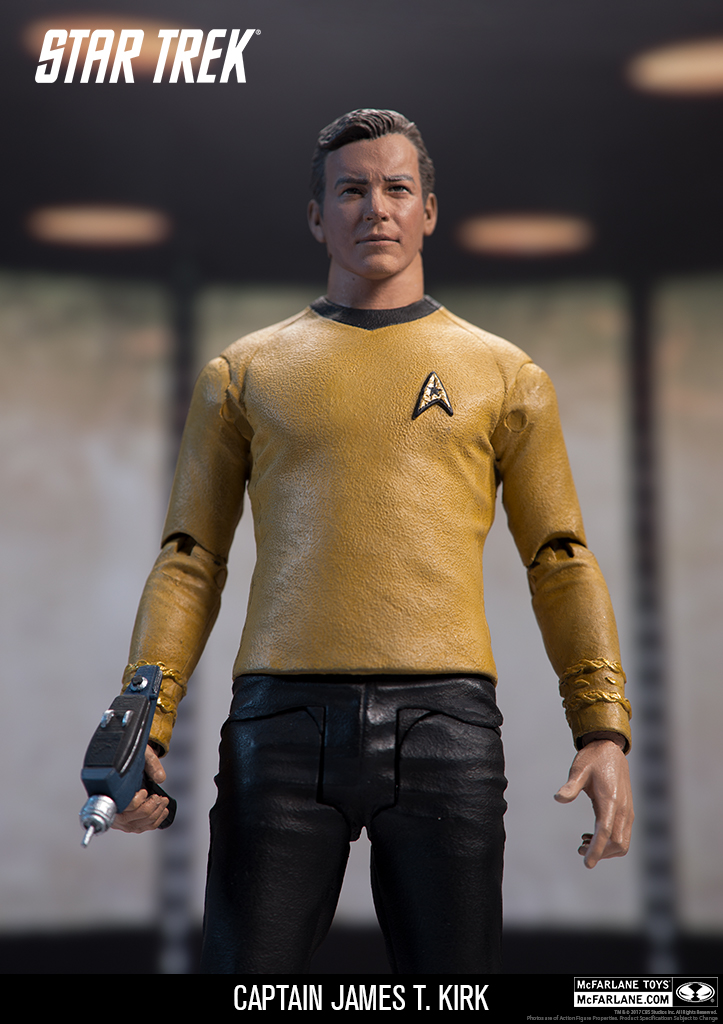 Star trek captain on sale kirk action figure