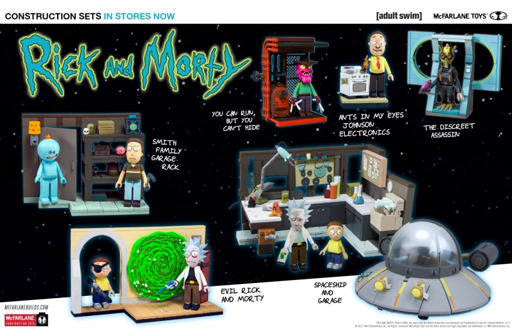 rick and morty building sets