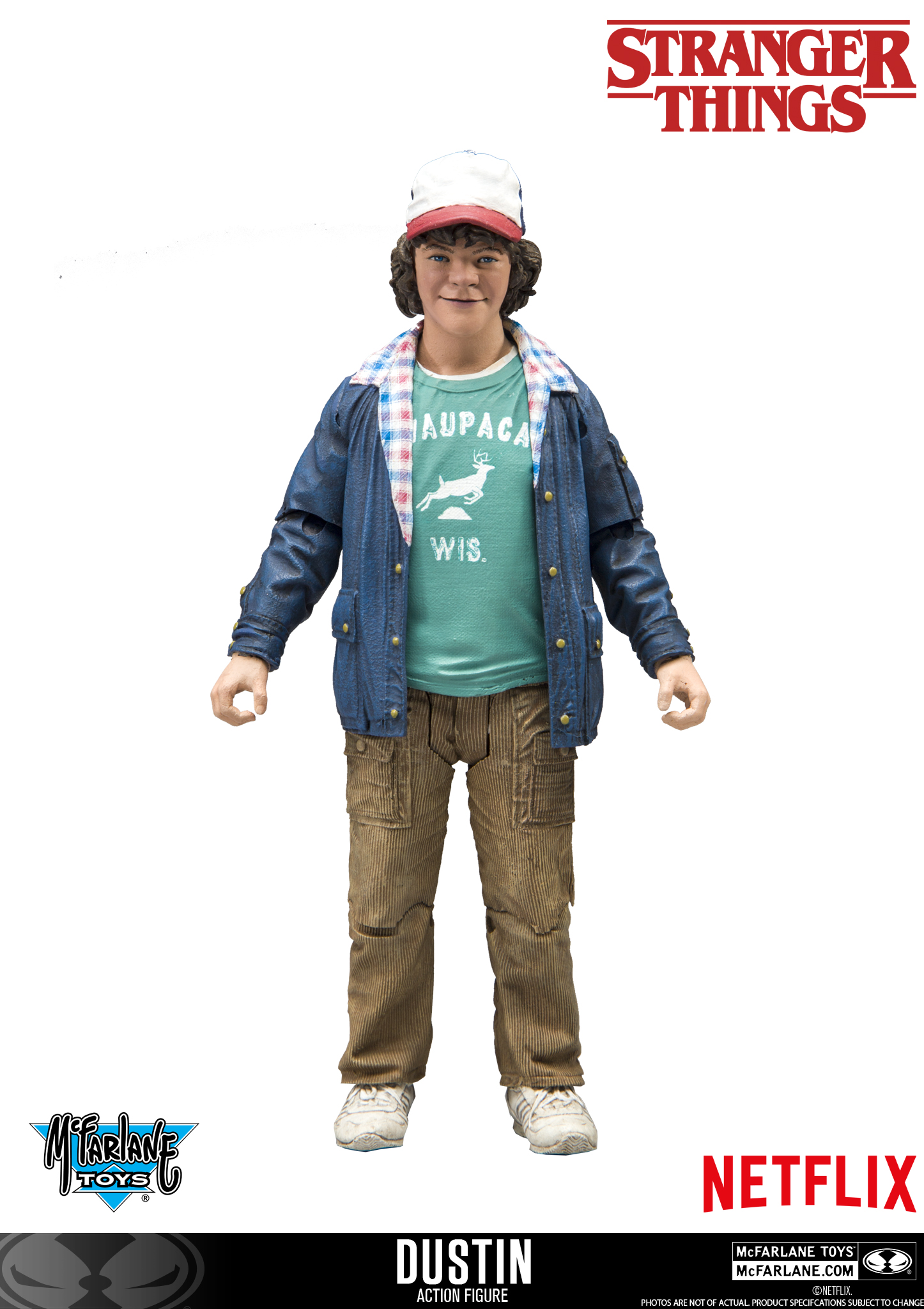 McFarlane Toys Stranger Things Series 2 Dustin 2018 Action Figure T5 for sale online 
