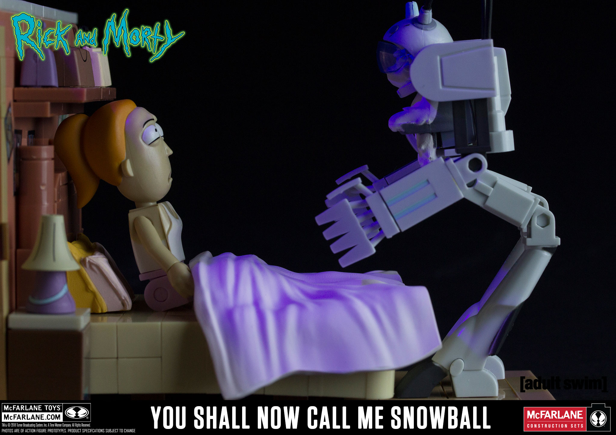 Rick & Morty Snowball Medium Construction Set McFarlane Toys 