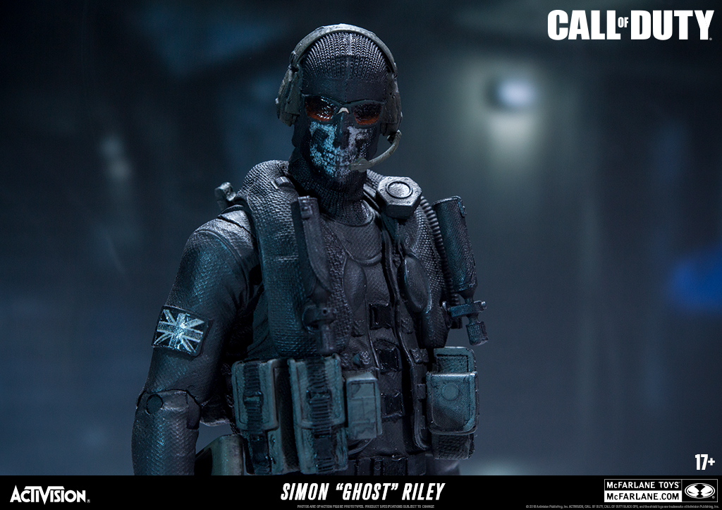 1/12 Custom Lieutenant Simon Riley Ghost Call Of Duty Head Sculpt