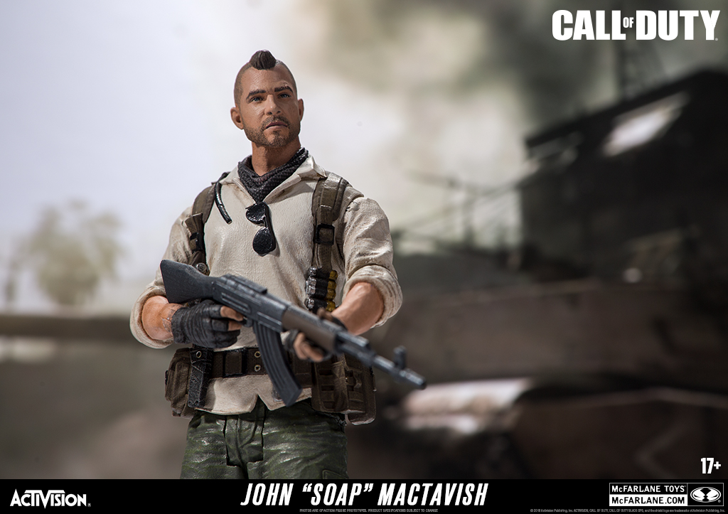 Call of Duty John /"Soap/" MacTavish 7-Inch Action Figure