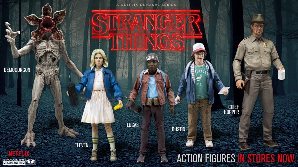 Stranger things hot sale mcfarlane figures