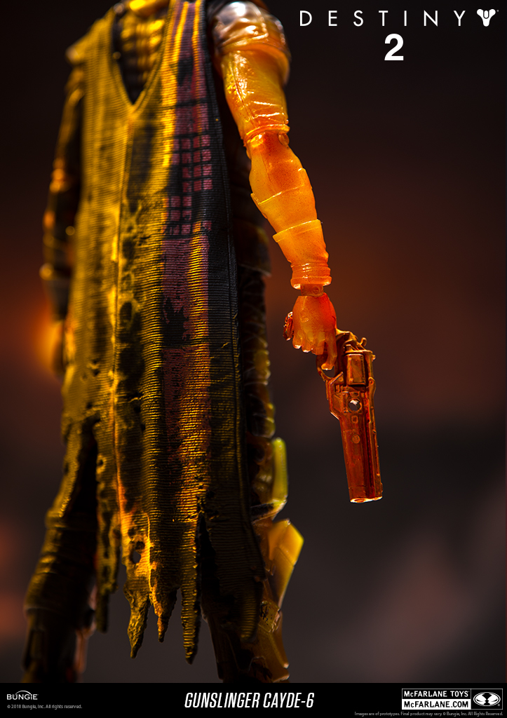 Destiny 2 McFarlane CAYDE-6 Exclusive Gunslinger 6" Golden Gun Figure Only 