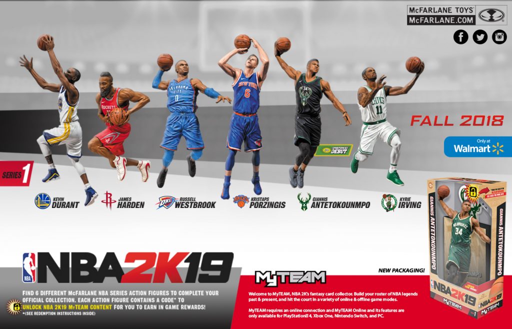 lebron james nba 2k19 mcfarlane