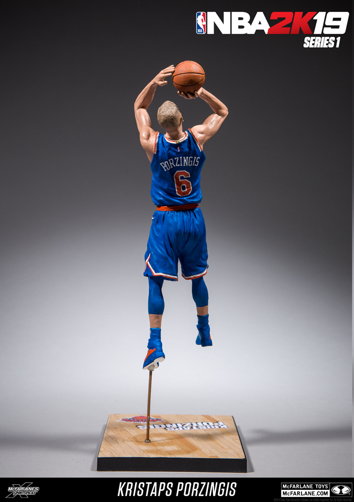 Details about   MCFARLANE NBA2K19 New York Knicks  KRISTAPS PORZINGIS Figure BRAND NEW 